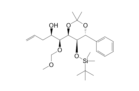 (1S,2R)-1-[(4R,5R,6R)-5-[tert-butyl(dimethyl)silyl]oxy-2,2-dimethyl-6-phenyl-1,3-dioxan-4-yl]-1-(methoxymethoxy)-4-penten-2-ol