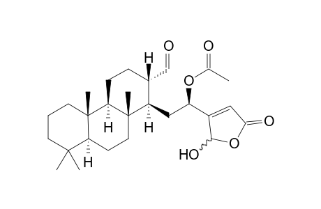 (16R)-Acetoxy-(25R,S)-hydroxy-13-formyl-cheilanth-17-en-19,25-olide