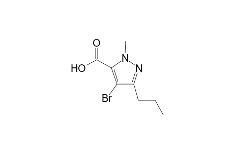 4-Bromo-1-methyl-3-propyl-1H-pyrazole-5-carboxylic Acid