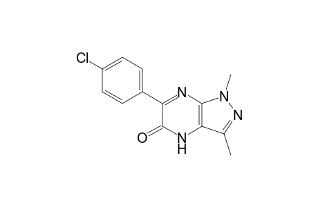 1,3-Dimethyl-6-(4-chlorophenyl)pyrazolo[3,4-b]pyrazin-5(4H)-one