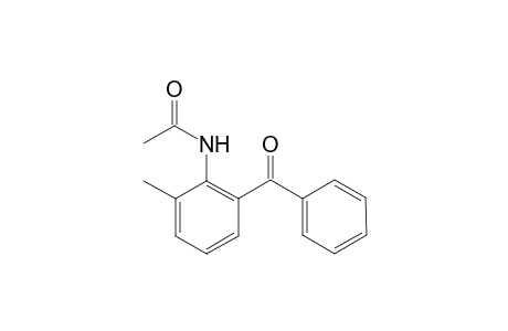 N-(2-benzoyl-6-methylphenyl)acetamide
