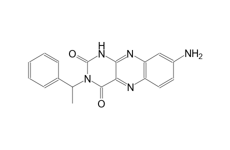 benzo[g]pteridine-2,4(1H,3H)-dione, 8-amino-3-(1-phenylethyl)-