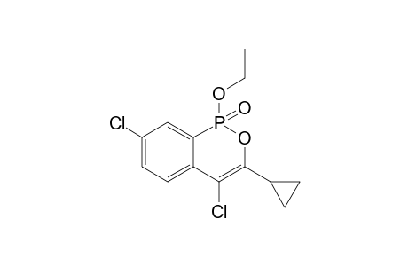 1-Ethoxy-3-(cyclopropyl)-4,7-dichlorobenzo[c][1,2]oxaphosphinine 1-oxide