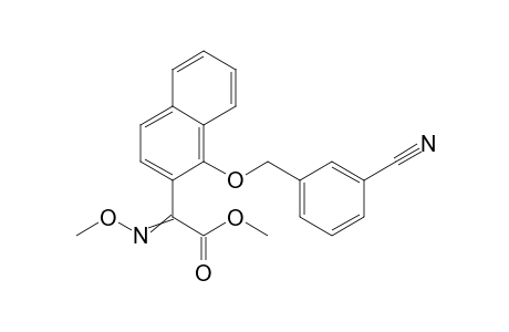 2-Naphthaleneacetic acid, 1-[(3-cyanophenyl)methoxy]-alpha-(methoxyimino)-, methyl ester