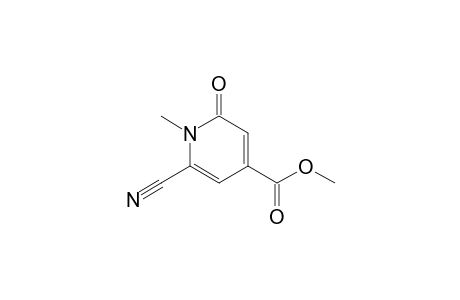 Methyl 6-cyano-2-oxo-1,2-dihydro-1-methylpyridine-4-carboxylate