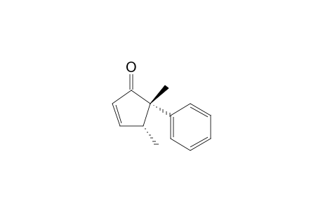 (4R,5S) and (4R,5R)-4,5-Dimethyl-5-phenylcyclopentenone