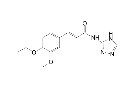 (E)-3-(4-ethoxy-3-methoxy-phenyl)-N-(1H-1,2,4-triazol-5-yl)acrylamide
