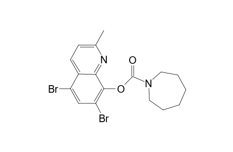 (5,7-dibromo-2-methyl-8-quinolyl) azepane-1-carboxylate