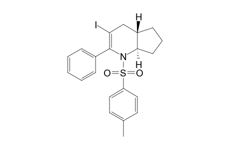 trans-N-Tosyl-3-phenyl-4-iodo-2-azabicyclo[4.3.0]non-3-ene