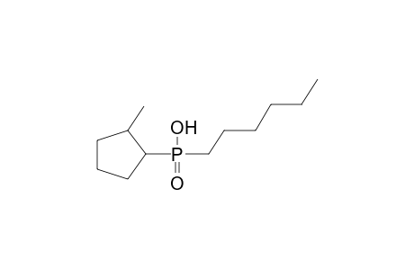 HEXYL(2-METHYLCYCLOPENTYL)PHOSPHINIC ACID (DIASTEREOMER MIXTURE)