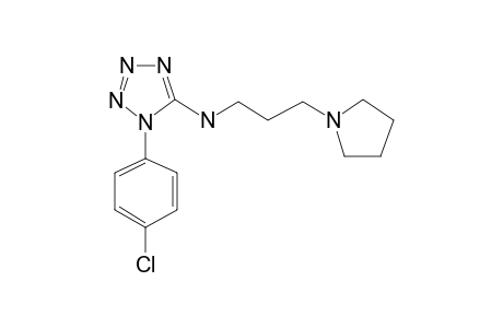 1-[4-Chlorophenyl]-N-[3-[1-pyrolidinyl]propyl]-1H-tetrazol-5-amine