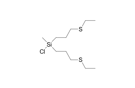 Bis((3-ethyl-thio)-propyl)-methylsilyl chloride