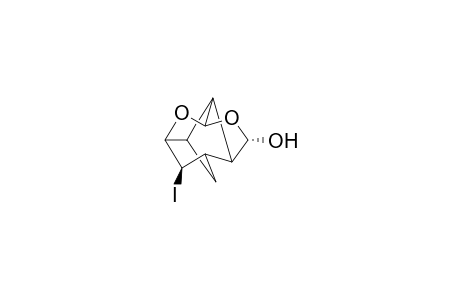 (4.beta.-Iodo-7-alpha.-hydroxy-2,8-dioxa)tetracyclo[3.3.3.0(3,10).0(6,9)]undecane