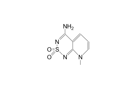 4-Amino-8-methyl-pyrido(2,3-C)(1,2,6)thiadiazine 2,2-dioxide