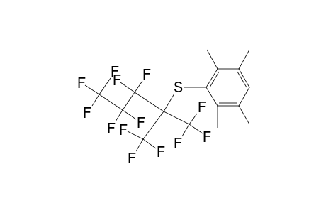 Benzene, 3-[[2,2,3,3,4,4,4-heptafluoro-1,1-bis(trifluoromethyl)butyl]thio]-1,2,4,5-tetramethyl-