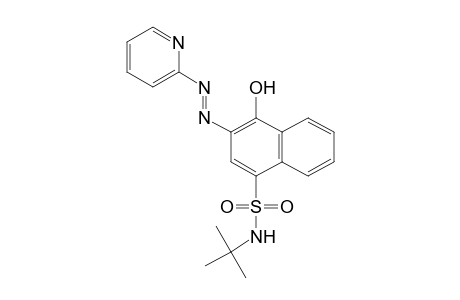 1-Naphthalenesulfonamide, N-(1,1-dimethylethyl)-4-hydroxy-3-[2-(2-pyridinyl)diazenyl]-