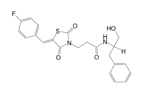 3-thiazolidinepropanamide, 5-[(4-fluorophenyl)methylene]-N-[(1R)-2-hydroxy-1-(phenylmethyl)ethyl]-2,4-dioxo-, (5Z)-