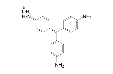 Benzenamine, 4-[(4-aminophenyl)(4-imino-2,5-cyclohexadien-1-ylidene)methyl]-, hydroxide