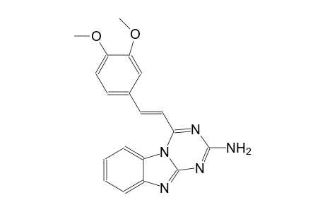 [1,3,5]triazino[1,2-a]benzimidazol-2-amine, 4-[(E)-2-(3,4-dimethoxyphenyl)ethenyl]-