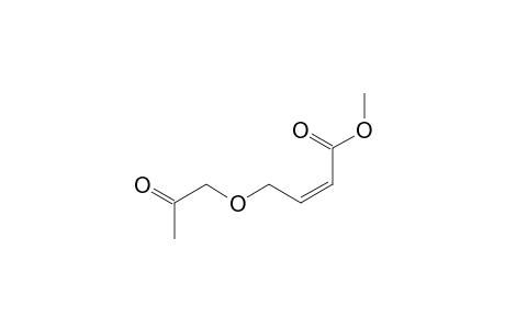 Methyl (Z)-4-[(2-oxopropyl)oxy]-2-butenoate