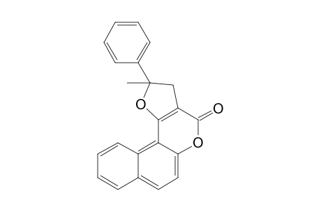 2-Methyl-2-phenyl-2,3-dihydro-4H-naphtho[2,1-b]furo[2,3-d]pyran-4-one
