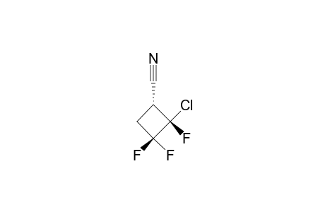 2-CHLORO-1-CYANO-2,3,3-TRIFLUOROCYCLOBUTANE;TRANS-ISOMER