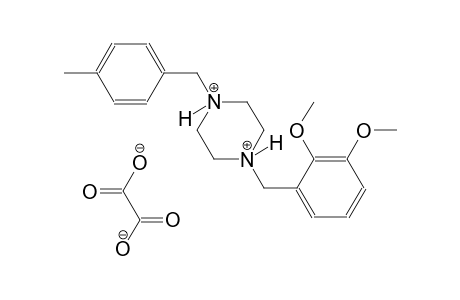1-(2,3-dimethoxybenzyl)-4-(4-methylbenzyl)piperazinediium oxalate