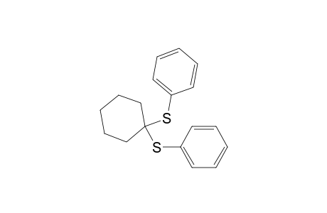 [[1-(Phenylthio)cyclohexyl]thio]benzene