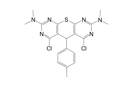 4,6-Dichloro-2,8-bis(dimethylamino)-5-(p-tolyl)-5H-thiopyrano[2,3-d:6,5-d']dipyrimidine