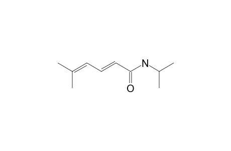 (2E)-5-methyl-N-propan-2-ylhexa-2,4-dienamide