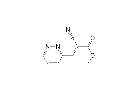 Methyl 3-(3-pyridazinyl)-2-cyanoacrylate