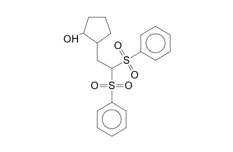 2-(2,2-Bis-benzenesulfonyl-ethyl)-cyclopentanol
