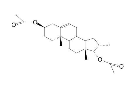3B,17A-DIACETOXY-16A-METHYL-5,6-DEHYDROSTEROIDE