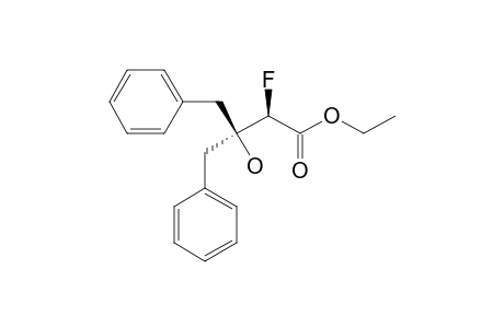 ETHYL-3-BENZYL-2-FLUORO-3-HYDROXY-4-PHENYLBUTANOATE