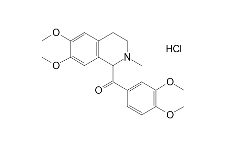 6,7-dimethoxy-2-methyl-1,2,3,4-tetrahydro-1-isoquinolinyl 3,4-dimethoxyphenyl ketone, hydrochloride