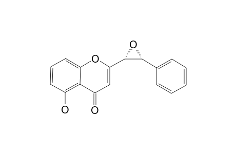 ALPHA,BETA-EPOXY-5-HYDROXY-2-STYRYLCHROMONE