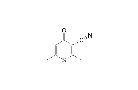 2,6-dimethyl-4-oxo-4H-thiopyran-3-carbonitrile