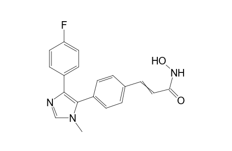 1-Methyl-4-(4-fluorphenyl)-5-(4'-hydroxyaminocarbonylethenyl-phenyl)-imidazole