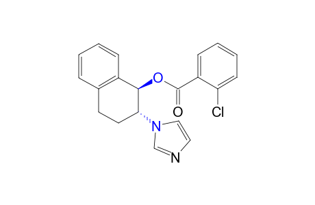 trans-2-(imidazol-1-yl)-1,2,3,4-tetrahydro-1-naphthol, o-chlorobenzoate