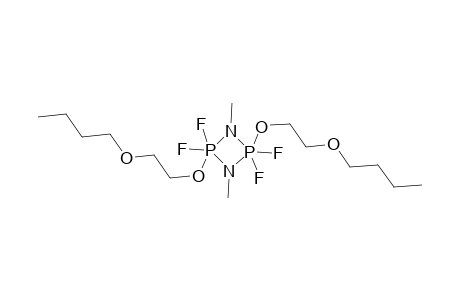 1,3,2,4-Diazadiphosphetidine, 2,4-bis(2-butoxyethoxy)-2,2,4,4-tetrafluoro-2,2,4,4-tetrahydro-1,3-dimethyl-