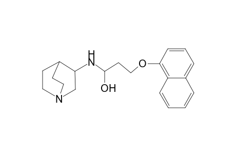 1-(1-Azabicyclo[2.2.2]oct-3-ylamino)-3-(1-naphthyloxy)-1-propanol
