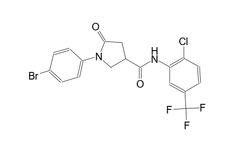 3-pyrrolidinecarboxamide, 1-(4-bromophenyl)-N-[2-chloro-5-(trifluoromethyl)phenyl]-5-oxo-