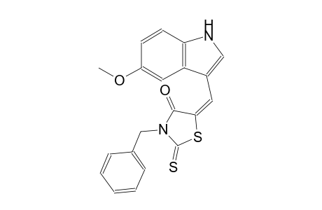 4-thiazolidinone, 5-[(5-methoxy-1H-indol-3-yl)methylene]-3-(phenylmethyl)-2-thioxo-, (5E)-