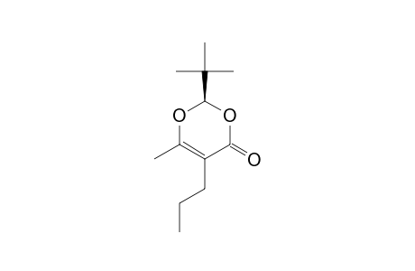 (2R)-2-tert-Butyl-6-methyl-5-propyl-4H-1,3-dioxin-4-one