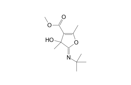Methyl (5Z)-5-tert-butylimino-4-hydroxy-2,4-dimethyl-furan-3-carboxylate