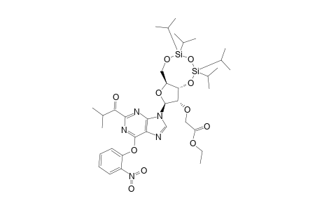 2'-O-(ETHOXYCARBONYL)-METHYL-2-N-ISOBUTYRYL-6-O-(2-NITROPHENYL)-3',5'-O-(TETRAISOPROPYLDISILOXANE-1,3-DIYL)-GUANOSINE