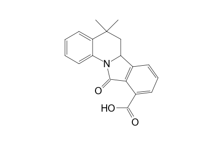 11-keto-5,5-dimethyl-6,6a-dihydroisoindolo[2,1-a]quinoline-10-carboxylic acid