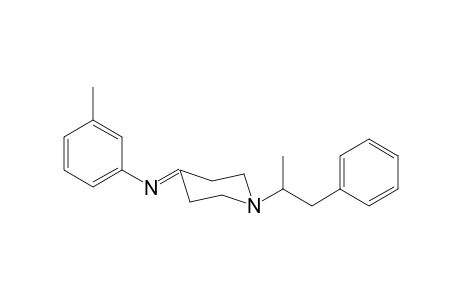 N-3-Methylphenyl-1-(1-phenylpropan-2-yl)piperidin-4-imine