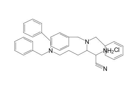 Hexansaeurenitril, 2-amino-3,6-bis(dibenzylamino)-, hydrochlorid