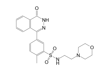 2-methyl-N-[2-(4-morpholinyl)ethyl]-5-(4-oxo-3,4-dihydro-1-phthalazinyl)benzenesulfonamide